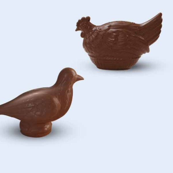 Soggetti di Cioccolato Pasquali – Colomba e Gallinella nel Cesto 300gr