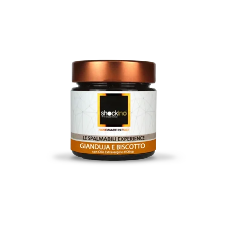 Crema spalmabile artigianale Gianduja e Biscotto