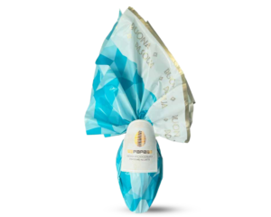 Uovo di Cioccolato al Latte o Fondente con Incarto a Fazzolettto – 300 g