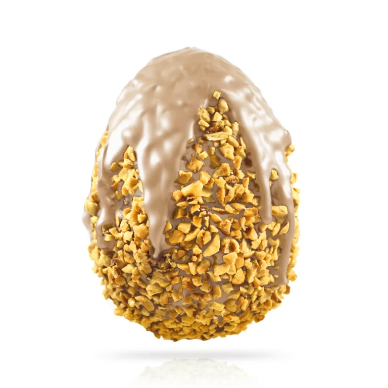 Uova di Pasqua gourmet Caramello salato e Arachidi 220g