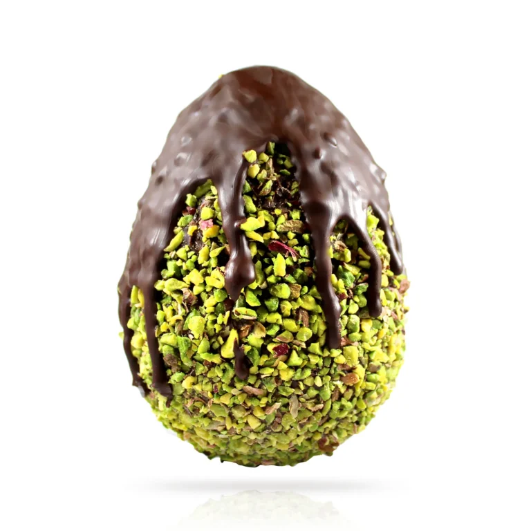 Uova di Pasqua gourmet Fondente e Pistacchi 220g
