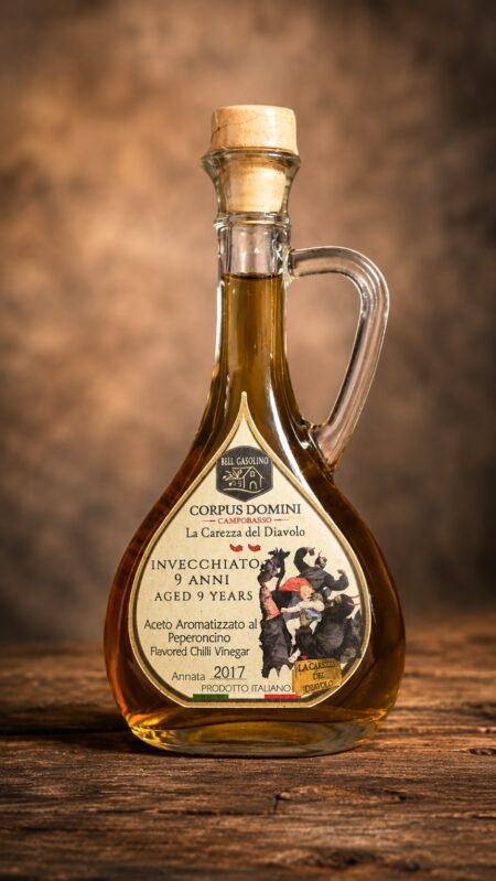 La Carezza Del Diavolo - Aceto Aromatizzato al peperoncino  Invecchiato 9 anni