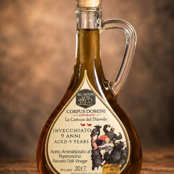 La Carezza Del Diavolo - Aceto Aromatizzato al peperoncino  Invecchiato 9 anni